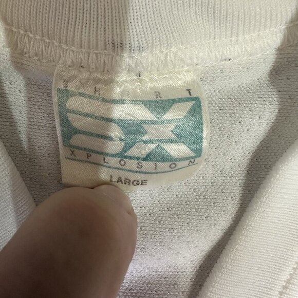 Emmitt Smith Jersey Men Large White Shirt Top Xplosion VTG 1996 - MADE USA - Picture 3 of 7